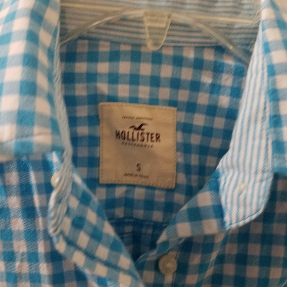 HOLLISTER MULTICOLOR  PLAID SHIRT SIZE S - Picture 3 of 5